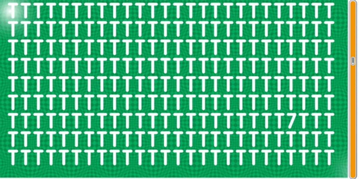 Gioco di osservazione: Metti alla prova la tua attenzione e trova l'intruso! Scopri la lettera che non è una T in meno di 6 secondi in questo test visivo stimolante!